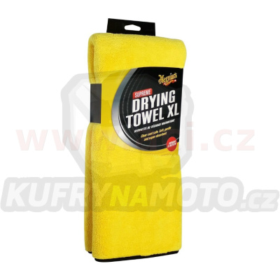 Meguiar's Supreme Drying Towel XL - extra hustý a savý sušicí ručník z mikrovlákna, 85 x 55 cm, 1 050 g/m2