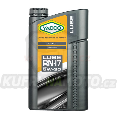 Motorový olej YACCO LUBE RN-17 5W30, 2 L