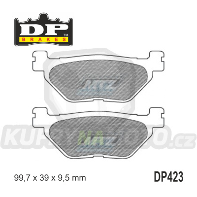 Destičky brzdové DP423 - DP BRAKES směs Premium Sinter OEM