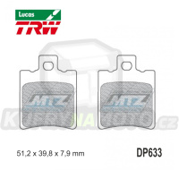 Destičky brzdové DP633-LUEC TRW Lucas MCB674EC - směs Allround Economy