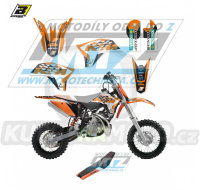 Polepy s potahem sedla (sada polepů a potah sedla Dream) - KTM 50SX / 09-15 - typ polepů Dream4