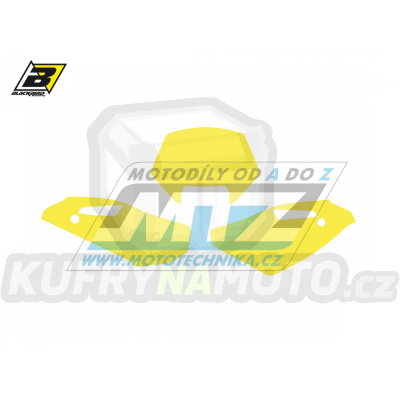 Polepy číslových tabulek (vystřižené) - Husqvarna TE250+TE450+TE510 / 08 - barva žlutá