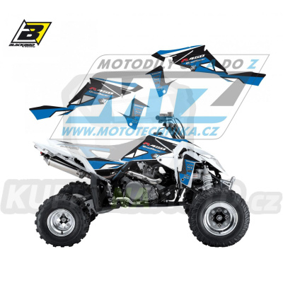 Polepy na čtyřkolku (sada polepů Dream) Suzuki LTR450 / 06-11 - typ polepů Dream2 - modrá barevná varianta