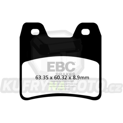 Brzdové destičky EBC FA348HH