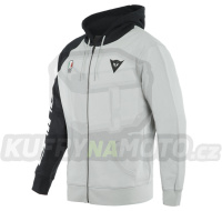 Mikina DAINESE RACING SERVICE FULL ZIP HOODIE šedo/černá