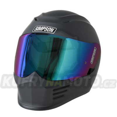 přilba SPEED, SIMPSON (černá matná)
