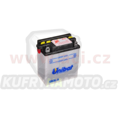 baterie 12V, YB3L-A, 3,2Ah, 25A, konvenční 98x56x110 FULBAT (vč. balení elektrolytu)