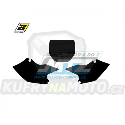 Polepy číslových tabulek (vystřižené) - Suzuki RMZ250 / 04-06 - barva černá