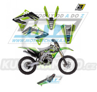 Polepy s potahem sedla (sada polepů a potah sedla Dream) - Kawasaki KXF250 / 09-12 - typ polepů Dream4
