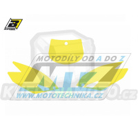 Polepy číslových tabulek (vystřižené) - TM MX / 08-14 - barva žlutá