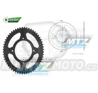Rozeta ocelová (převodník) 0798-56zubů ESJOT 50-15026-56 - Suzuki RM80 / 83-01+RM85 / 02-20 + Yamaha YZ80 / 93-01+YZ85 / 02-23 + Beta RR125 / 06-12