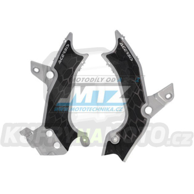 Kryty rámu Kawasaki KXF450+KX450 / 24-25 + KXF250+KX250 / 25 - barva šedo-černá