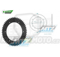 Rozeta ocelová (převodník) 0463-50zubů ESJOT 50-15018-50 - Kawasaki KMX125 / 86-03 + KMX200 / 88-92