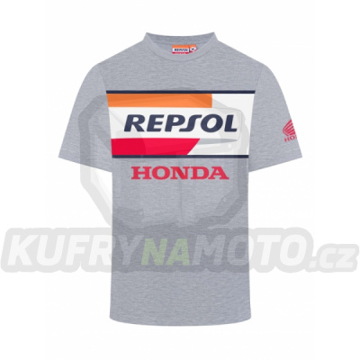 Triko HONDA BIG REPSOL šedé 19 38502