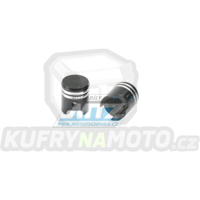 Čepičky ventilku PISTON I - barva černá