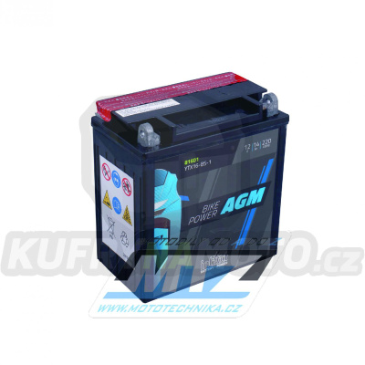 Baterie (akumulátor motocyklový) YTX16-BS-1 (12V/14Ah)
