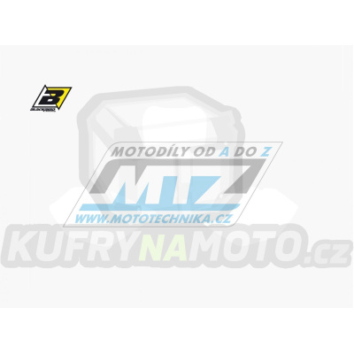 Polepy číslových tabulek (vystřižené) - Yamaha YZ125+YZ250 / 02-05 - barva bílá