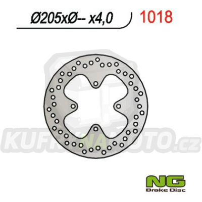 Brzdový kotouč moto NG 1018
