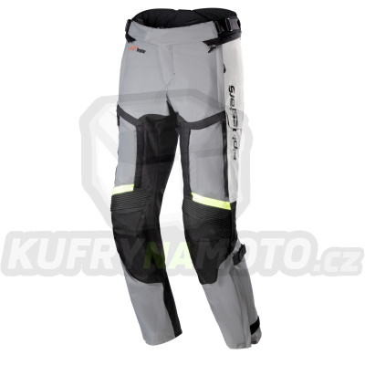 kalhoty BOGOTA PRO DRYSTAR 4 SEASON, ALPINESTARS (šedá/tmavě šedá/černá/žlutá fluo, celosezonní provedení) 2024