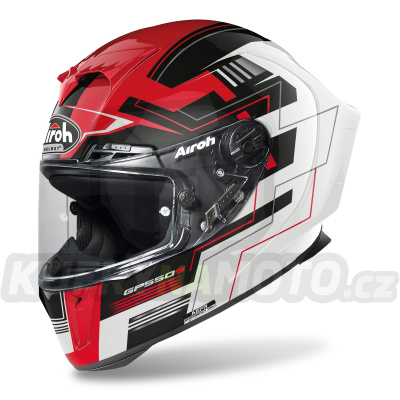přilba GP 550 S Challenge, AIROH (lesklá červená) 2023