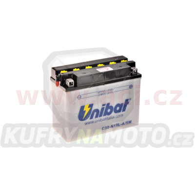 baterie 12V, Y50-N18L-A, 20Ah, 260A, konvenční 205x90x162, FULBAT (vč. balení elektrolytu)