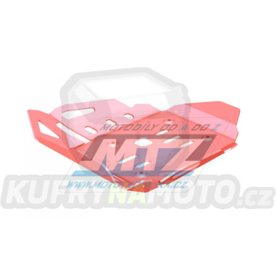 Kryt pod motor hliníkový Dual Sport - BMW R1200GS / 03-07 - barva červená