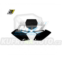 Polepy číslových tabulek (vystřižené) - Suzuki RMZ250 / 07-09 - barva černá