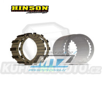 Sada spojkových lamel třecích a ocelových Hinson - Yamaha WRF450+YZF450X / 24-26 + YZF450 / 23-25 + Fantic XXF450 / 23-25