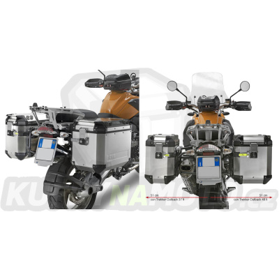 Montážní sada držák – nosič kufru bočních Givi BMW R 1200 GS Adventure 2006 - 2013 G752- PL 684 CAM