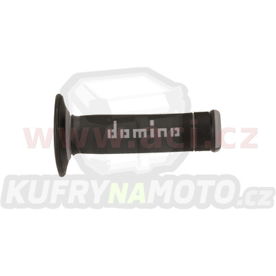 gripy A190 (offroad) délka 123 + 120 mm, DOMINO (černo-šedé)