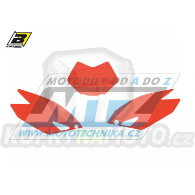 Polepy číslových tabulek (vystřižené) - TM EN / 08 - barva červená