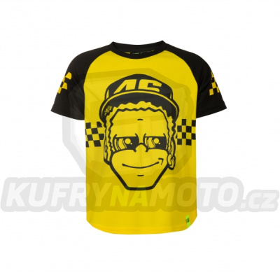 Dětské triko Valentino Rossi VR46 Dottorone žluté 393724