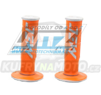 Rukojeti/Gripy MEC Racetech Dual Compound Racing ExtraSoft šedo-oranžové
