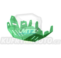 Kryt pod motor hliníkový Dual Sport - Kawasaki KLE650 Versys / 15-21 - barva zelená
