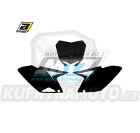 Polepy číslových tabulek (vystřižené) - Suzuki RMZ250 / 10-18 - barva černá