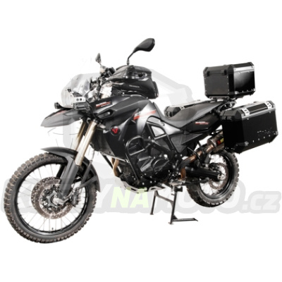 Sada TraX Adventure 45 a 37 černé boční kufry a nosič držák boční kufry SW Motech BMW F 700 GS 2012 -  E8GS (K70) KFT.07.559.50000/B-BC.16213