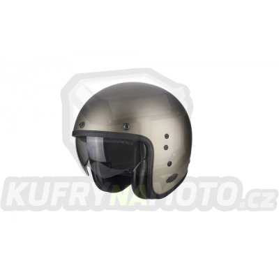 Moto přilba SCORPION BELFAST solid titanová