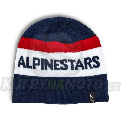čepice STAKE BEANIE, ALPINESTARS (modrá/červená/bílá)