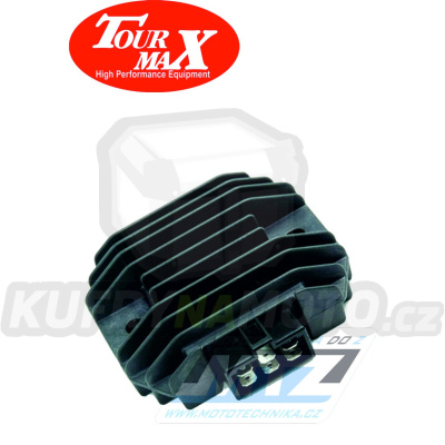 Regulátor dobíjení RGU-404 Tourmax - Kawasaki EX250 Ninja+KLX250S+ZL250 + GPX600R+ZX600+ZX-6 Ninja + ZZR600+KLR650+ZR7+VN750Vulcan+VN1500Vulcan