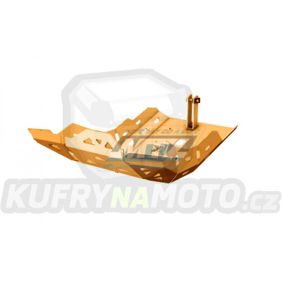 Kryt pod motor hliníkový Dual Sport -  KTM 1290 Super Adventure / 21-23 - barva oranžová