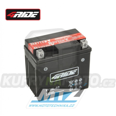 Baterie (akumulátor motocyklový) 4RIDE YTX5L-BS (12V-4,2Ah)