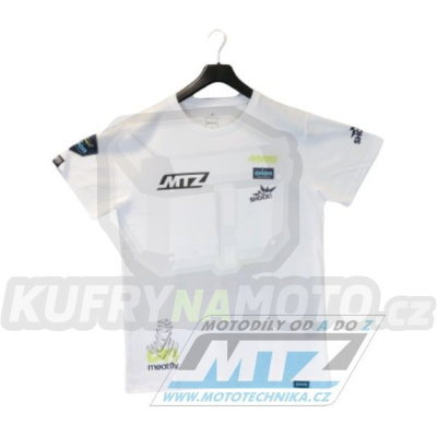 Tričko Meatfly Dakar Blue/White - velikost L