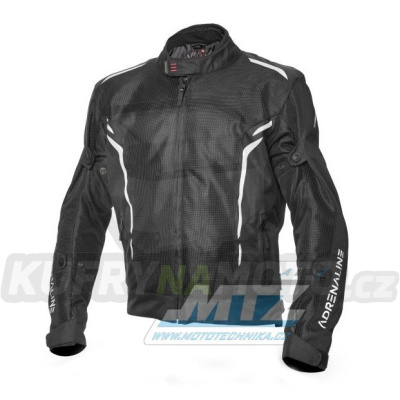 Bunda na motorku Adrenaline MeshTec 2.0 - černá - velikost 5XL
