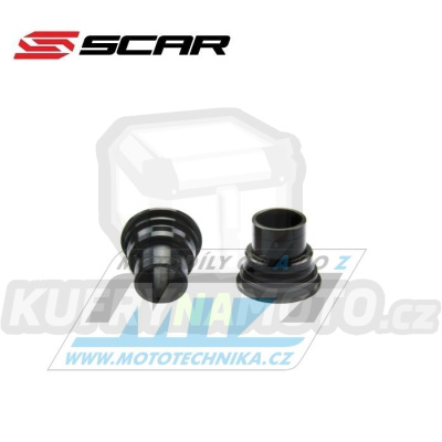 Rozpěrky na osu zadního kola SCAR -Husaberg FE+FX+TE + Husqvarna FC+FE+TC+TE + KTM SX+SXF+EXC+EXCF+EXCR+XCF - černé