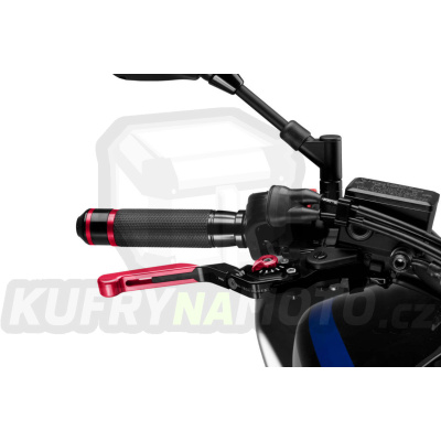 Páčka brzdy bez adaptéru PUIG 3.0 14RNR rozšiřitelná skládací červená/červená