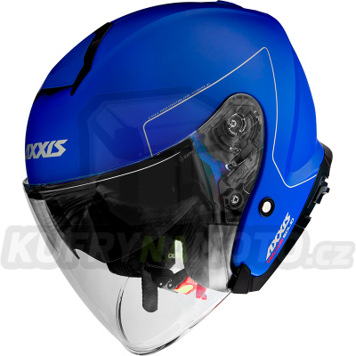Otevřená helma AXXIS MIRAGE SV ABS solid a7 matná modrá XL