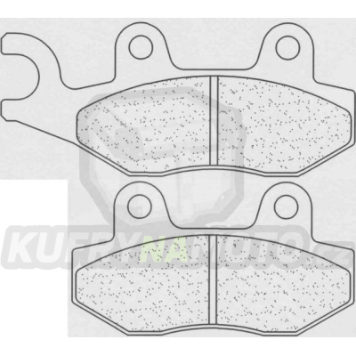 Brzdové destičky CL BRAKES 2288 A3+