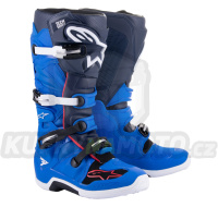 boty TECH 7, ALPINESTARS (modrá/červená/bílá) 2024