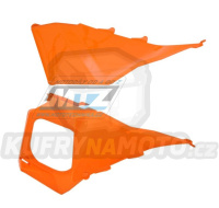 Bočnice air-boxu KTM 125+144+150+250SX + 250+450SXF / 07-10 + 125+200+250+300EXC + 250+450+530EXCF / 08-11 Husaberg TE125+TE250+TE300 / 11-12 - oranžové