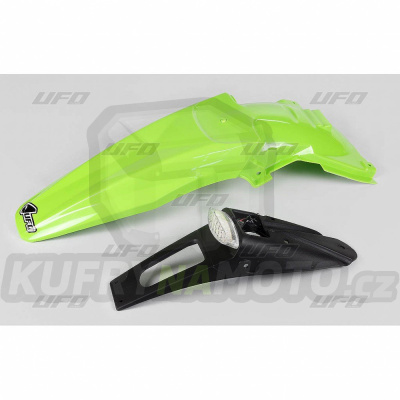 Blatník zadní včetně LED světla - Kawasaki KLX450R / 07-16 - barva zelená